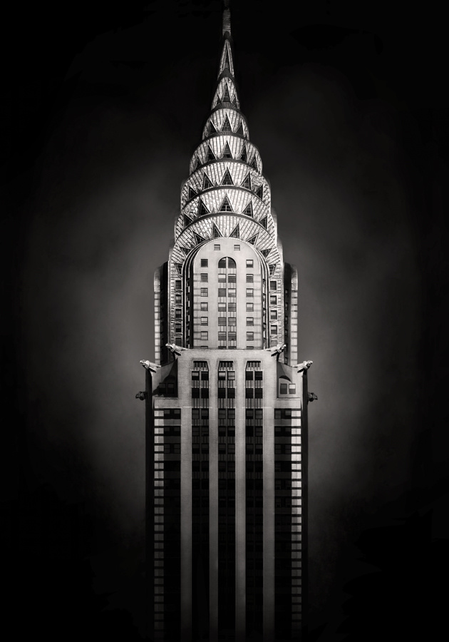 Chrysler Building, D-print on rag paper, 39.4” x 27.5“ (100 x 70 cm). © Irene Kung
